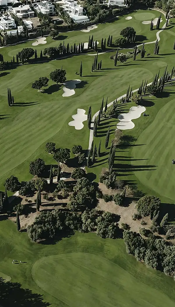 Surrounded by some of Europe’s most prestigious golf courses