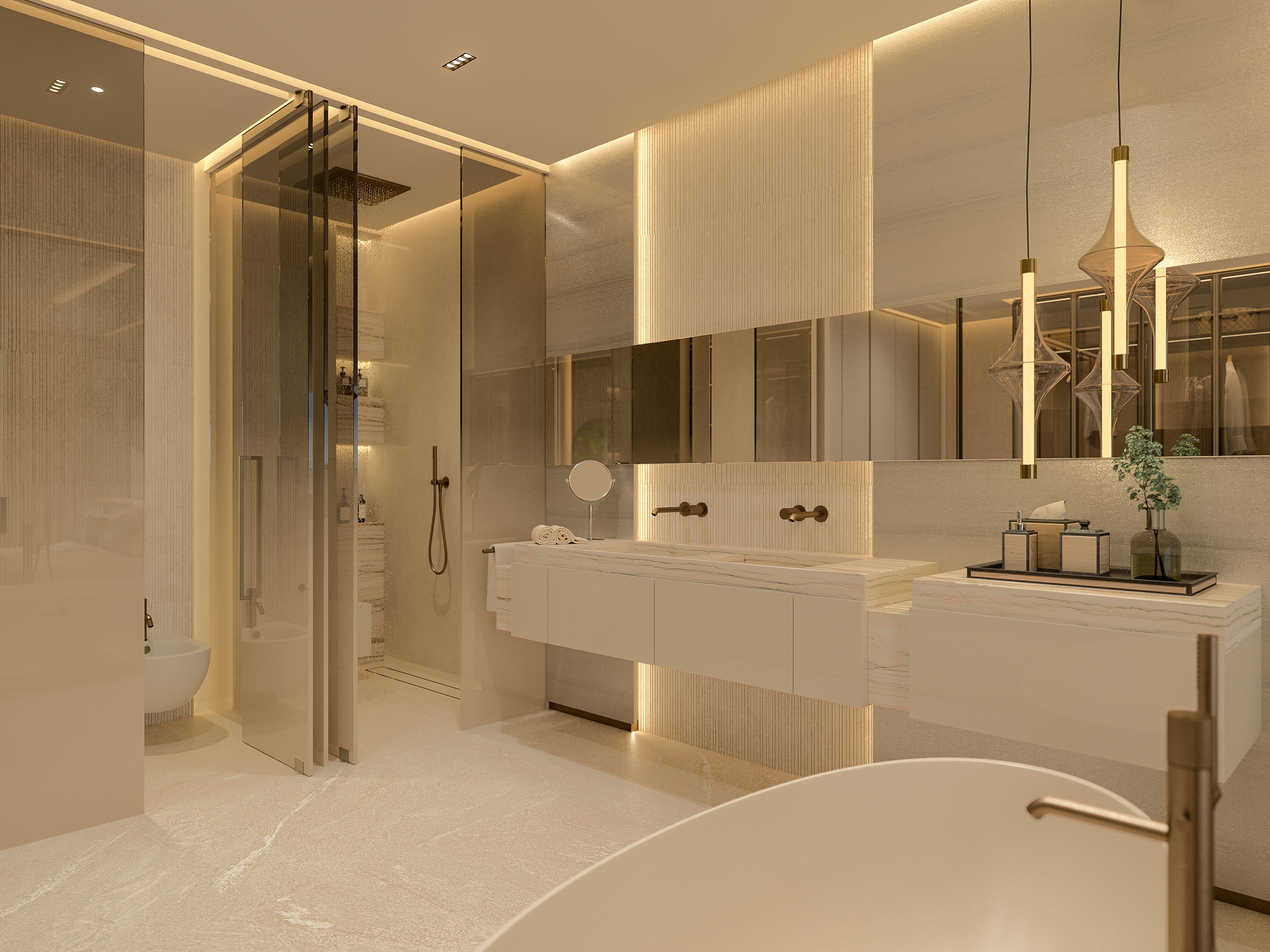 Master bathroom